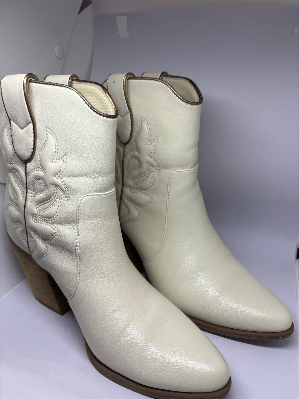 Michael by Michael Shannon Gracelynn Western Cowgirl Ankle Boot Women's Size 8.5